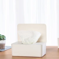 2021 new wet tissue box desktop seal baby wipes paper dispenser napkin storage holder lid
