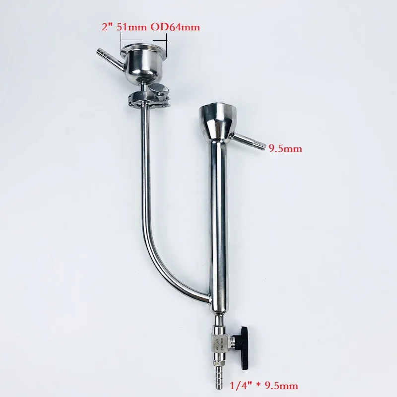 

Новый тип, соединение корпуса попугая с тройным зажимом 2 дюйма (51 мм) OD64 для дистилляции, нержавеющая сталь 304