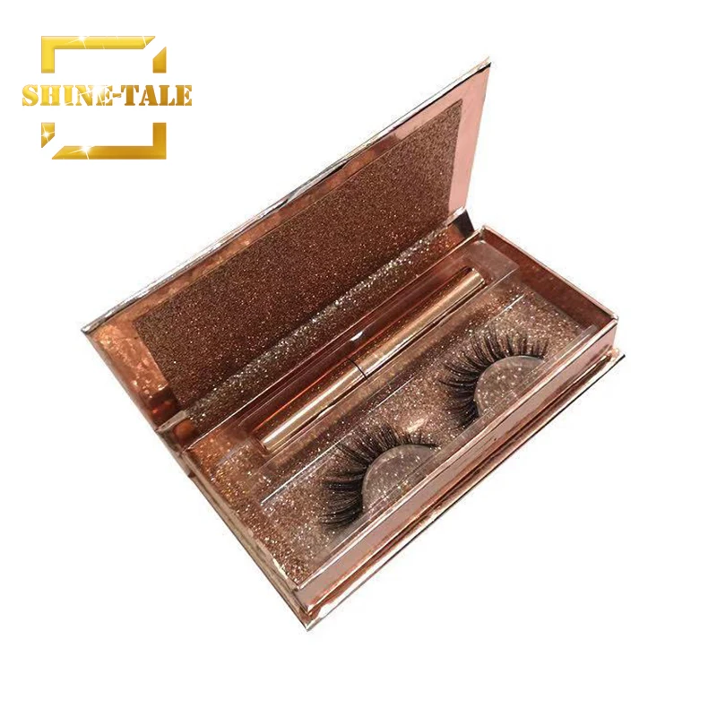 Блеск сказка 3D магнитный Набор ресниц синтетические волокна Накладные ресницы с
