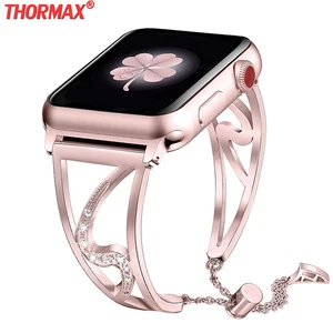 Ремешок для часов, из нержавеющей стали, для Apple watch 5, 4, 38, 40, 42, 44 мм, 5, 4, 32