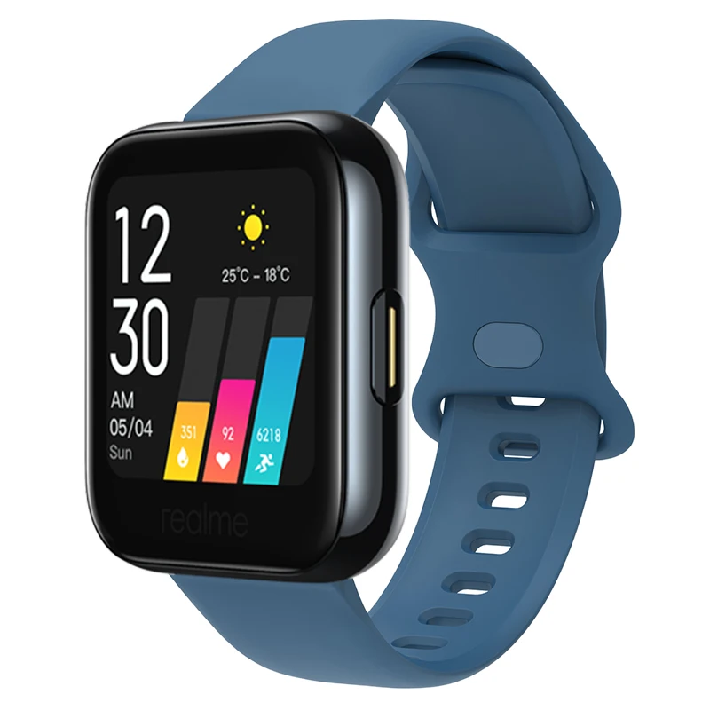 Силиконовый ремешок для наручных часов Realme Watch/Realme Watch 2 Pro сменный S | Наручные часы