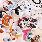210 шт., термонаклейки на одежду с животными