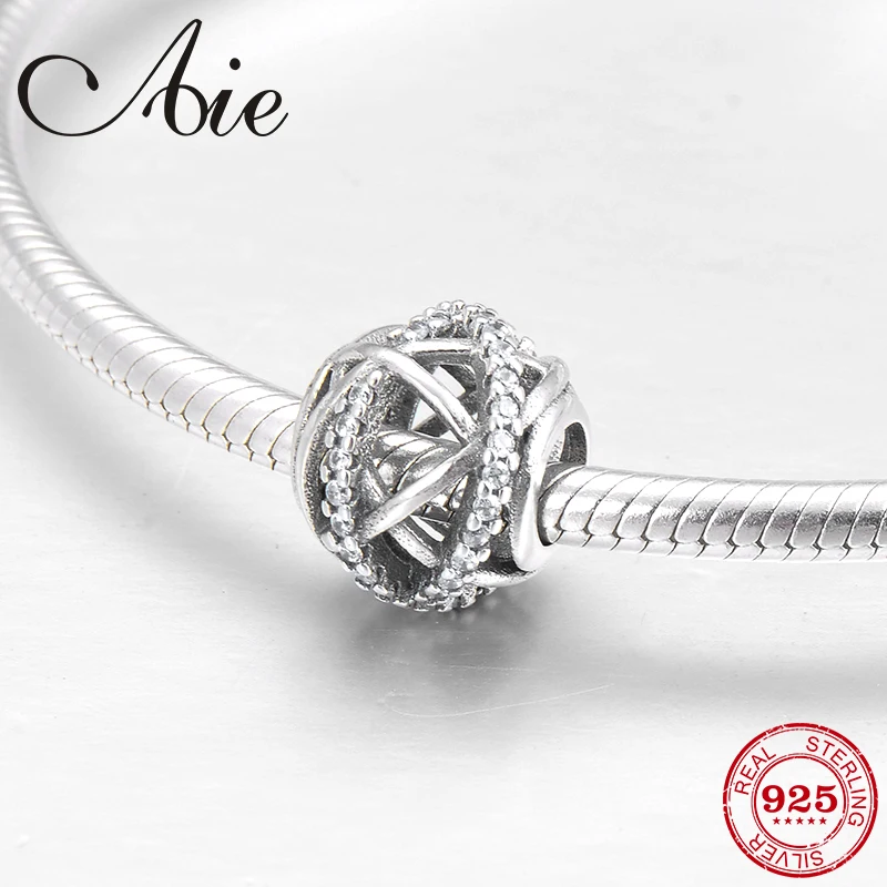 Круглая ажурная бижутерия из стерлингового серебра 925 пробы в виде полоски |