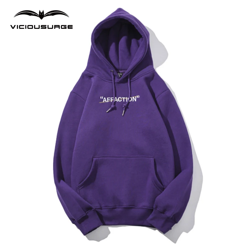 

VICIOUSURGE новый стиль популярный логотип Чистый хлопок китайский принт Свободный Топ с капюшоном пуловер для любовников Толстовка