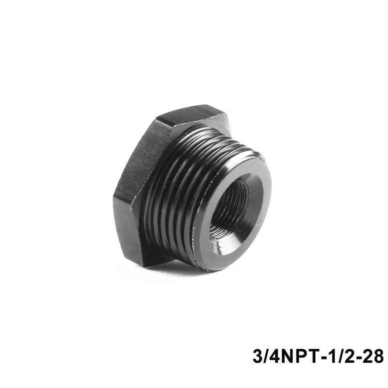 Черный анодированный алюминиевый автомобильный масляный фильтр адаптер с