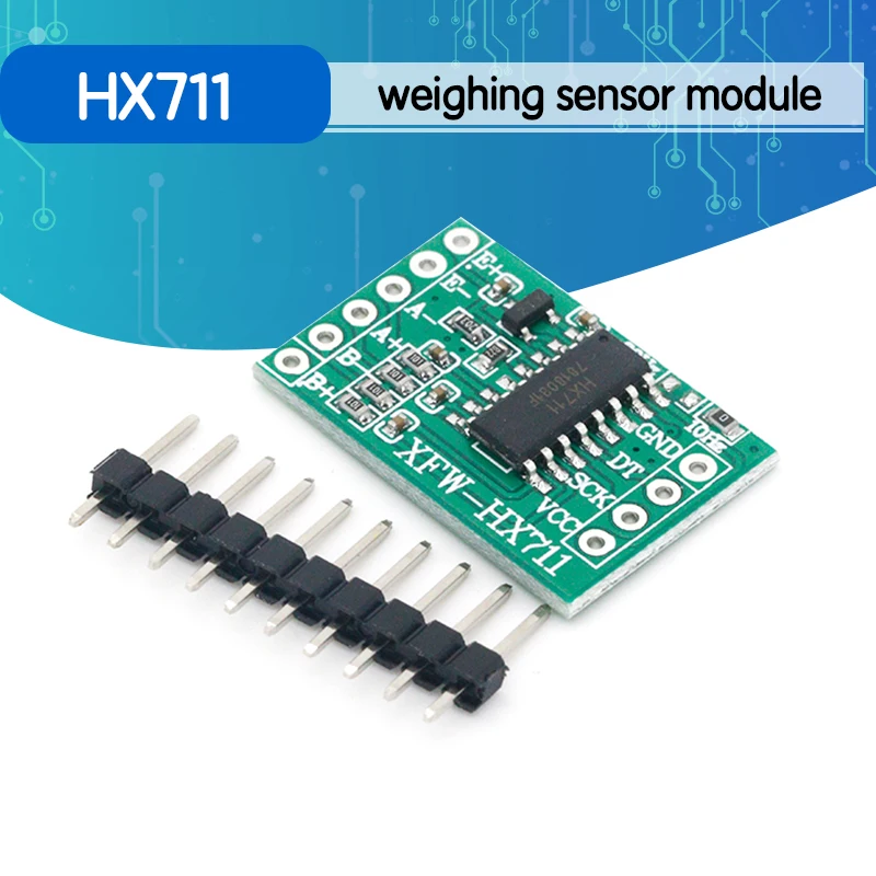 Для Arduino двухканальный HX711 взвешивания Давление Сенсор 24 бит точность A/D Модуль DIY