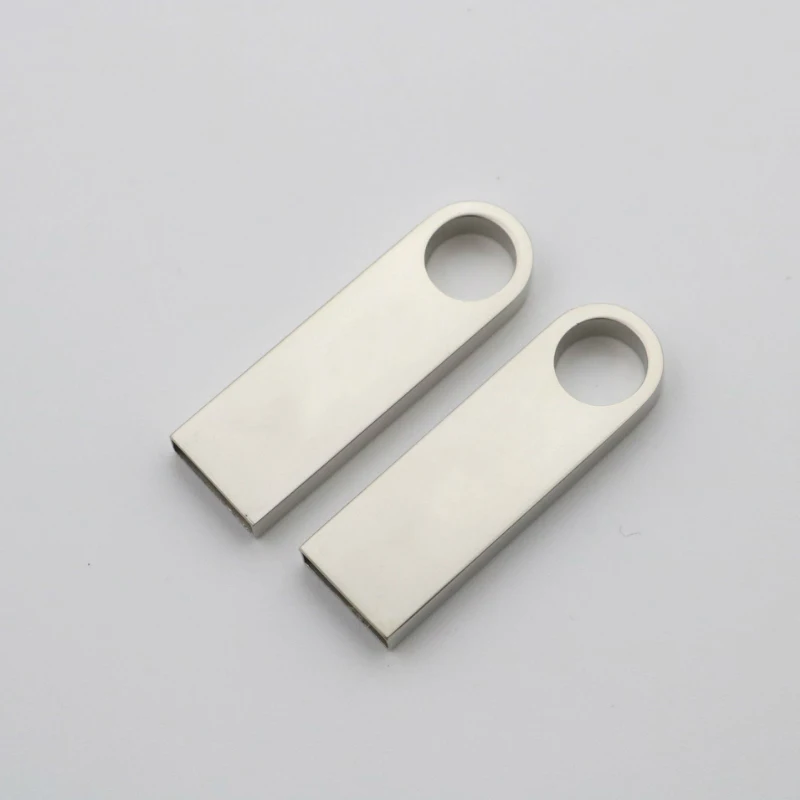 100 шт. реальная емкость 1 г металлическая USB флешка карта памяти Флешка фотография