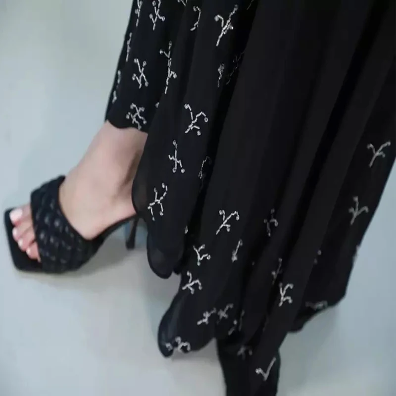 

Abaya For Muslim Women Dress Kaftan Robe Trench Coats Femme Musulman Ensembles Abayas Hijab Caftan Dubai Turkey Islamic ClotF917