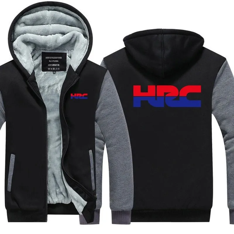 

2021 man Thicken jacket Fashion zipper men hooded HRC Sweatershirt full sleeave new style coat dg1
