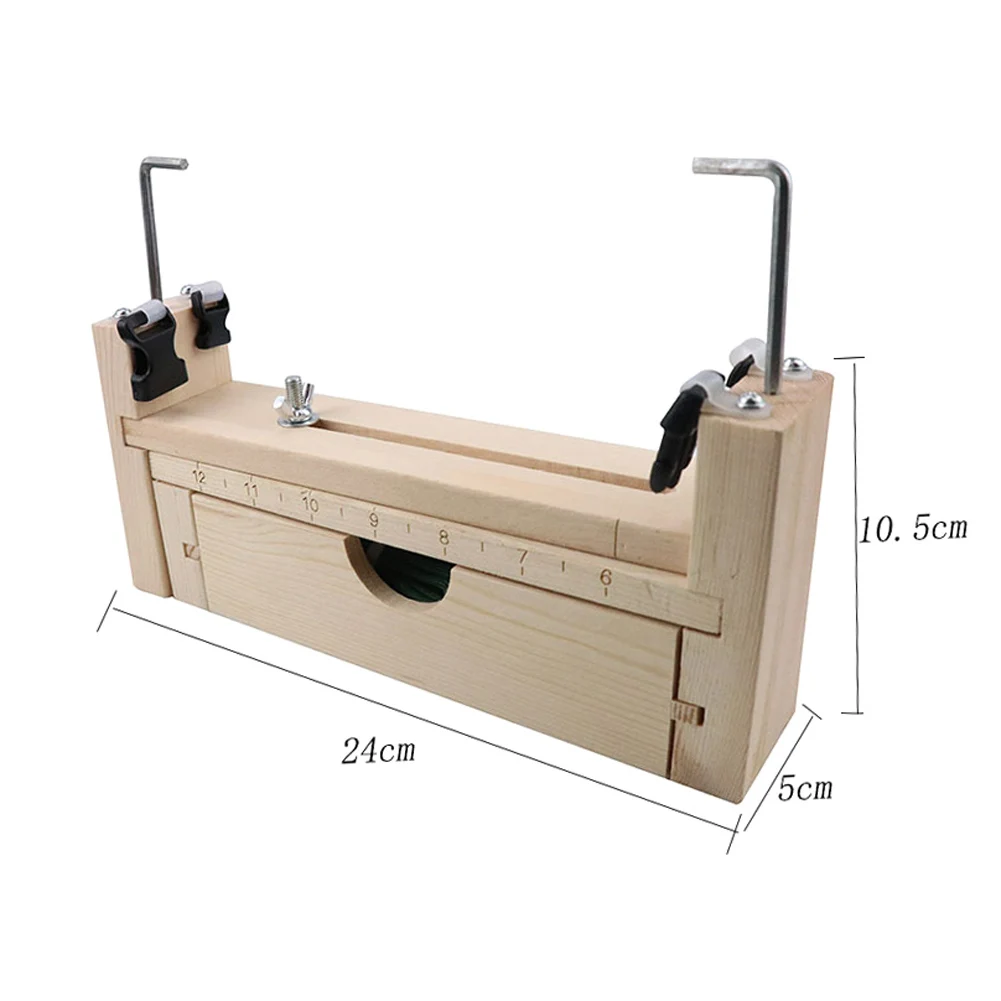 

1pc Diy Wood Jig Bracelet Maker Adjustable Weaving Craft Maker Bracelet Knot Paracord Tool Bracelet Wristband Knitting Tools