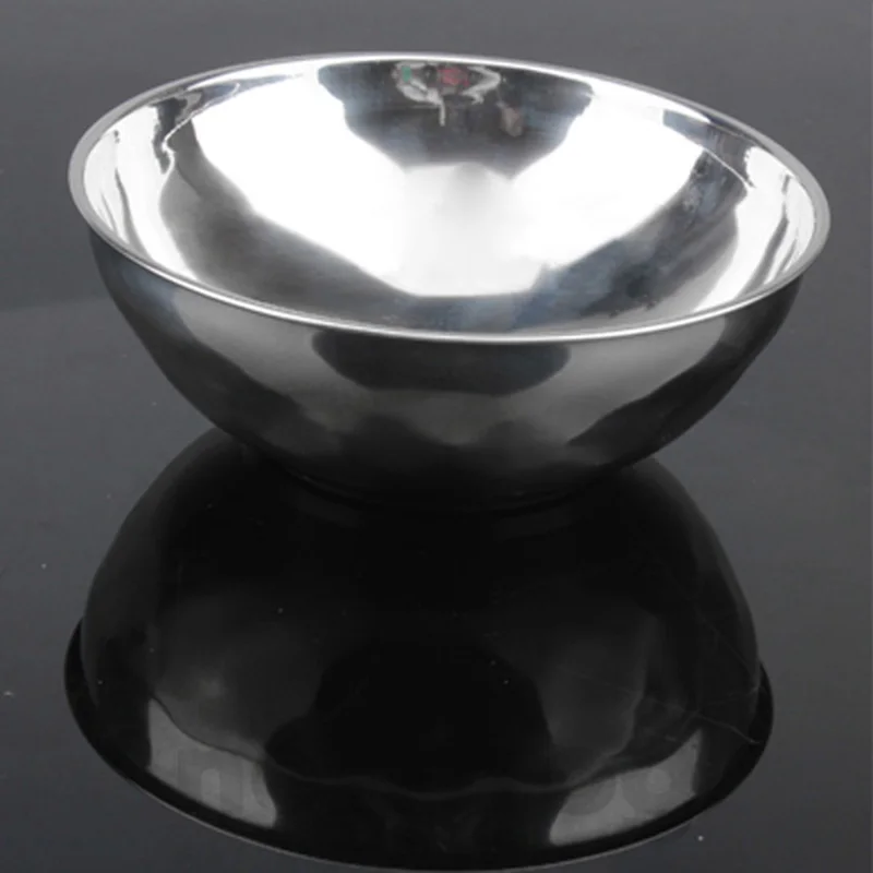 

Stainless Steel Bowl Anti-Rust Smooth Rolled Edge Resistant Safe Kids Bowls YG