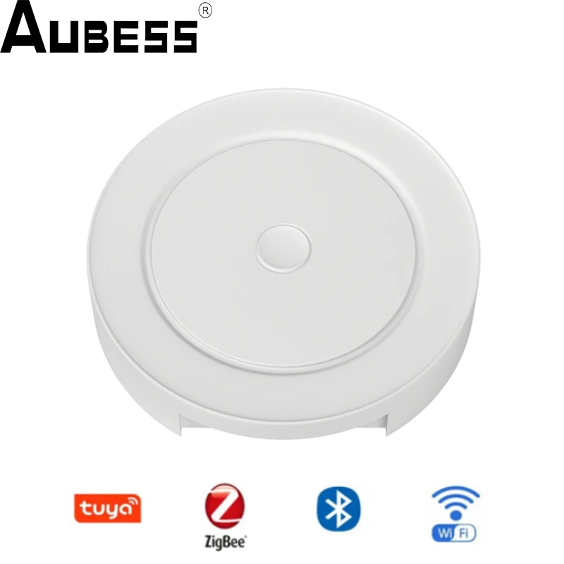 

Aubess WiFi+Bluetooth-compatible+Zigbee Tuya Smart Gateway Hub Smart Home Bridge Smart Life Remote Controller With Alexa Google