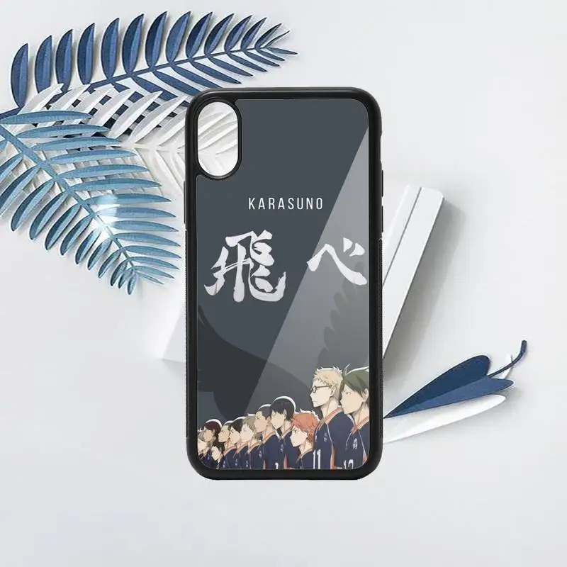 

Volleyball Junior Haikyuu Japan anime Phone Cases PC for iPhone 11 12 pro XS MAX 8 7 6 6S Plus X 5S SE 2020 XR