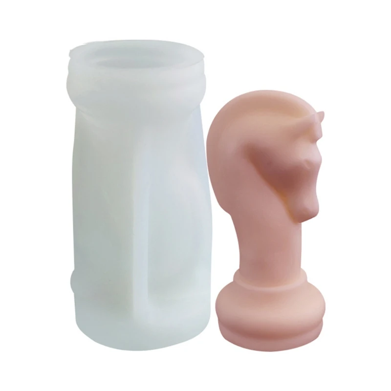 

E56A, 3d-международная Шахматная свеча, искусственная поделка, орнамент, литье, инструмент