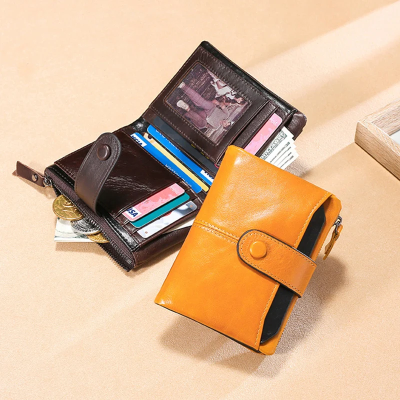 hot sale 100 genuine cowhide leather men wallet short coin purse small vintage wallets brand high quality designer male free global shipping