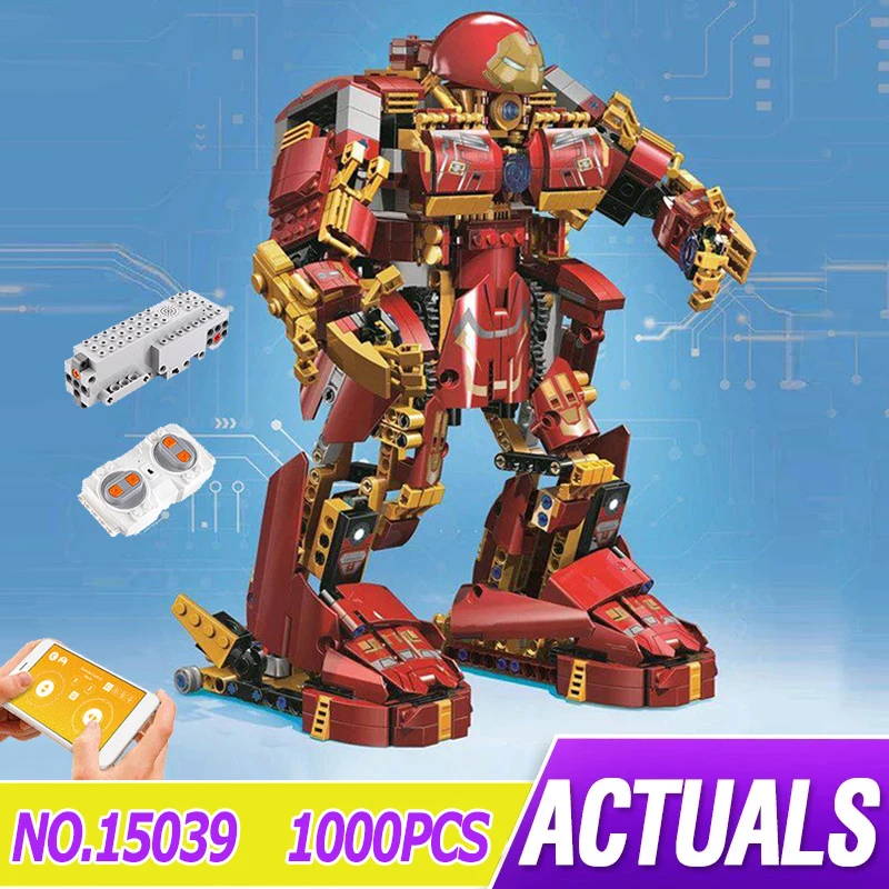 

MOULD KING 15039 Creative Toys The APP RC Motorized MK Buster Robot Model Assembly Building Blocks Bricks Kids Christmas Gifts