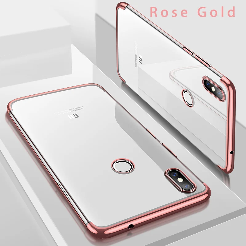 Rose Gold 3в1 чехол для Xiaomi Pocophone F1 чехол для Xiaomi Mi A2 Lite Mi A1 Mix 2 2s Max 3 Mi8 чехол для Redmi 6A 6 Pro S2 Note 4X 5A 5 Pro - Цвет: Rose Gold