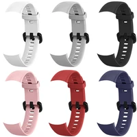 silicone wrist strap for huawei honor band 5 4 standard version smart wristband sport replacement womens wrist strap bracelet
