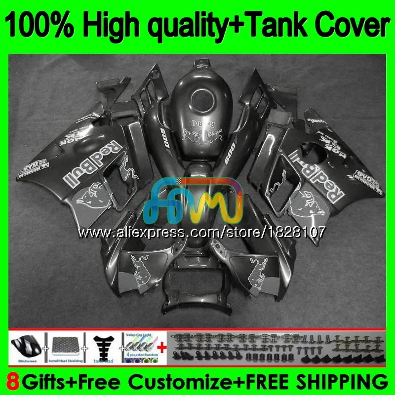 

Kit +Tank For HONDA CBR600F2 600CC CBR 600F2 Top full grey 93 94 1993 1994 1BS.248 CBR600 CBR 600 FS F2 91 92 1991 1992 Fairings