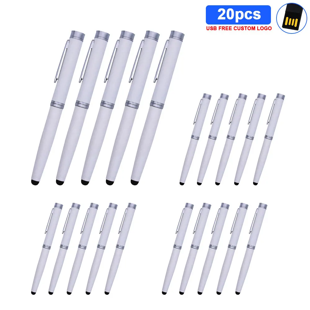 

Ручка-флеш-накопитель USB 2,0, 20 шт./лот, 4/8/16/32/64 ГБ