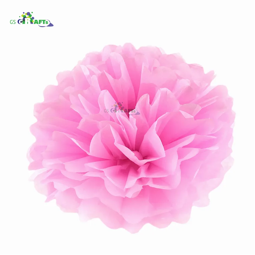 2.Pink Высота каблука 10 см, каблук 15 см, 20 см, 25 см, свадебных платьев, декоративных изделий и Бумага помпонами Pom Poms 4 6 8 10 дюймов шары вечерние дома декоративная ткань украшения ко дню рождения - Цвет: 2.Pink
