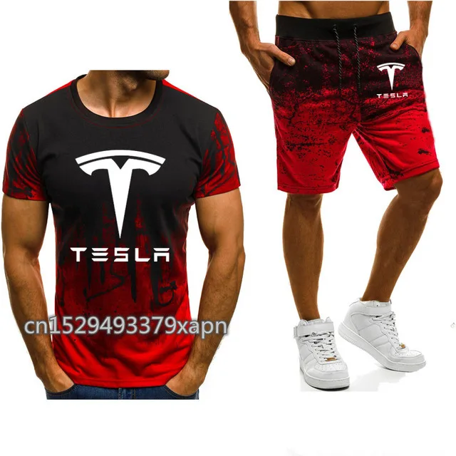 Новинка 2021 мужские толстовки с капюшоном Tesla принтом логотипа автомобиля ashion