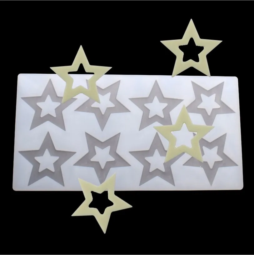 

1 piece silicone mold star resin molds