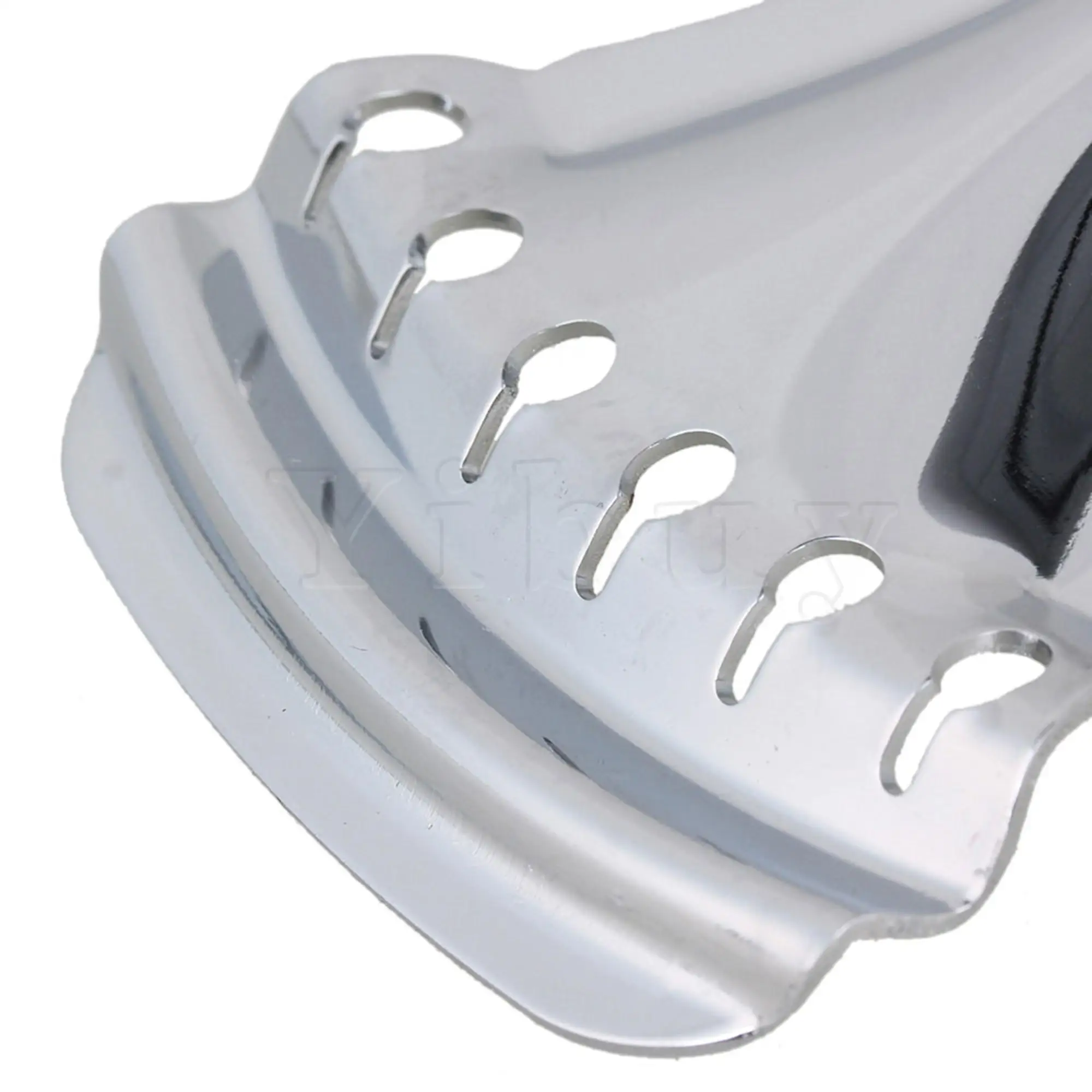 Yibuy 115x50mm Chrome Zinc Alloy 6-String Resonator &amp Echo Guitar Tailpiece Set of 10 | Спорт и развлечения