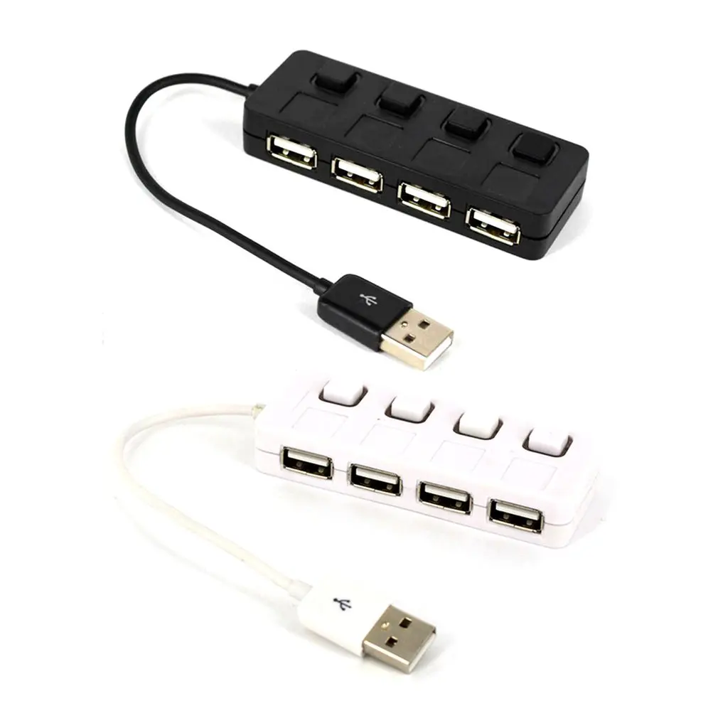 Классический USB 2 0 компьютер сплиттер с металлической кнопкой независимый