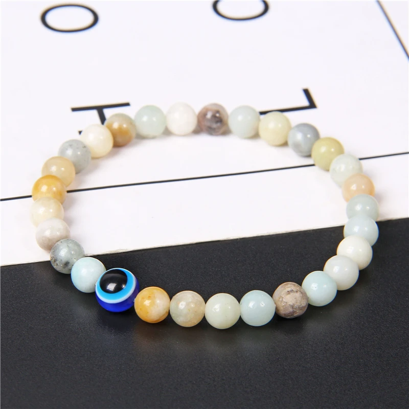 Натуральный камень оникс вулканические бусины браслет модные Турецкий Дурной