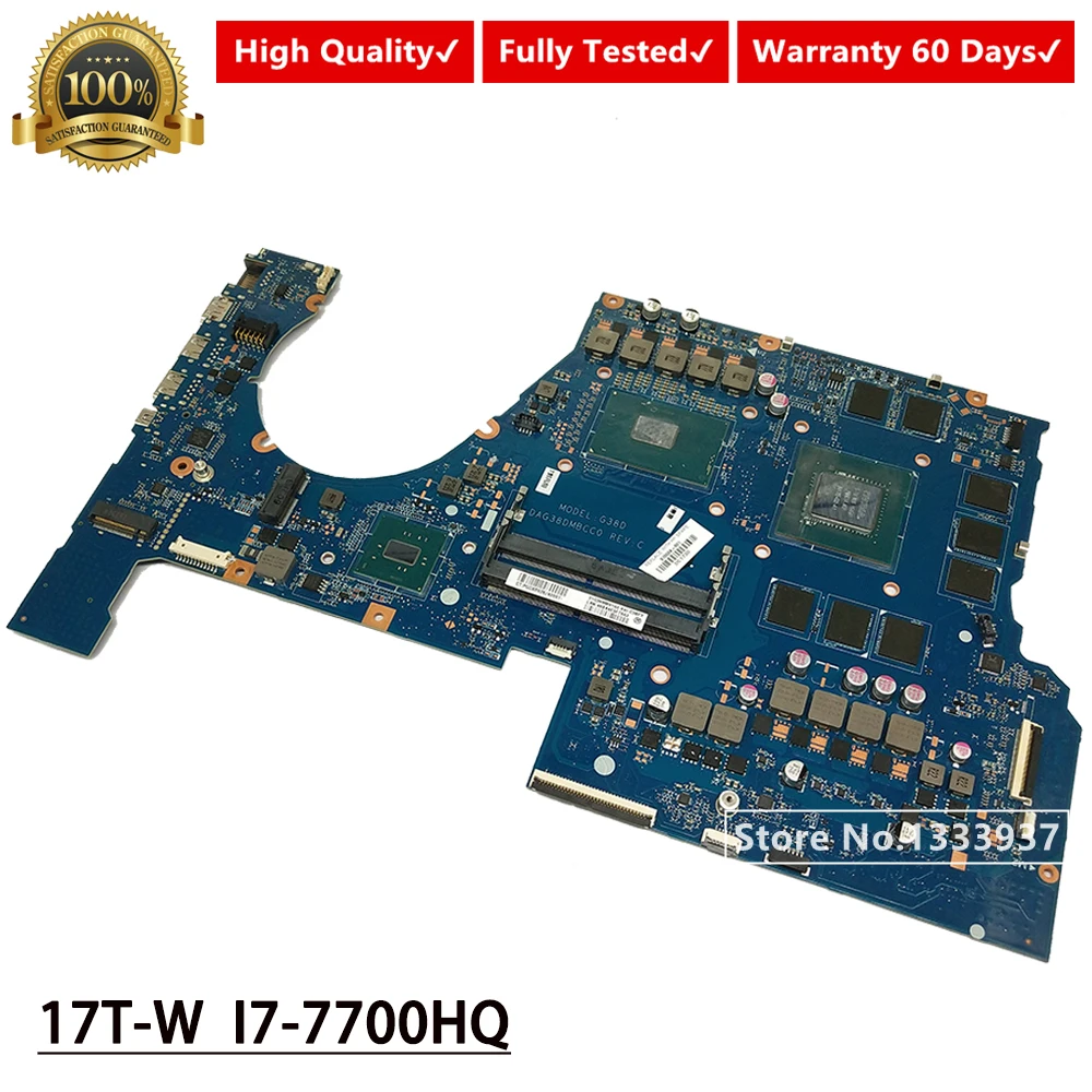 Материнская плата G38D DAG38DMBCC0 для ноутбука HP OMEN 17 W 17T w151nr материнская I7 7700HQ SR32Q 915554 601