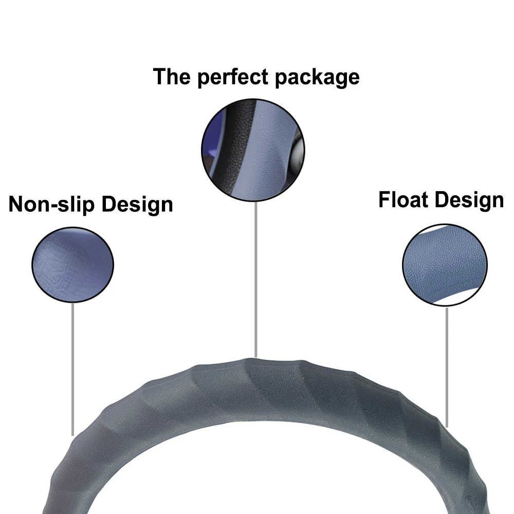 Чехол на руль XUKEY высококачественный силиконовый нескользящий чехол для руля 36 38