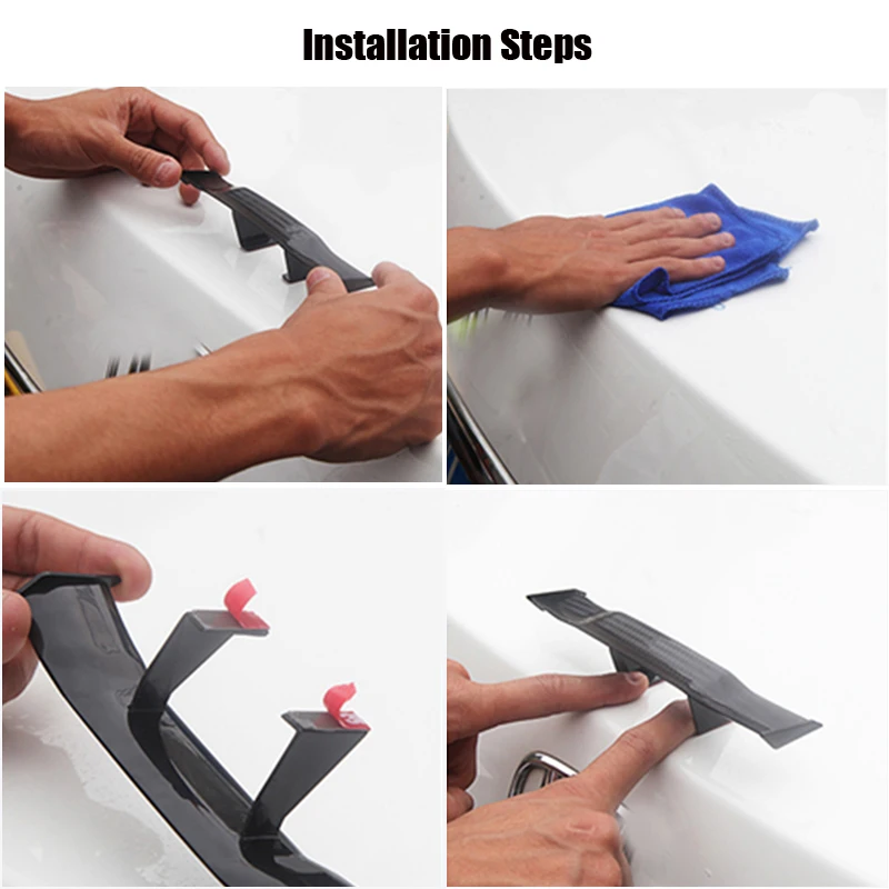 Автомобильный мини спойлер для заднего крыла VW Golf 4 5 6 7 Passat B5 B6 B7 Jetta MK4 MK5 MK6 Polo 6r CC