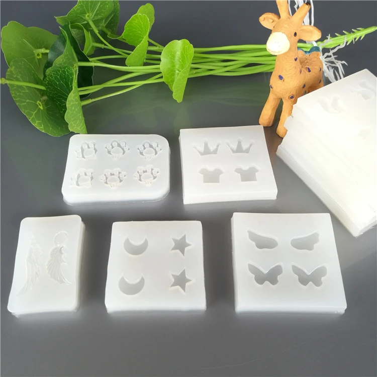 Мини корона в форме крыла звезды помадка силиконовая форма сделай сам Ручное