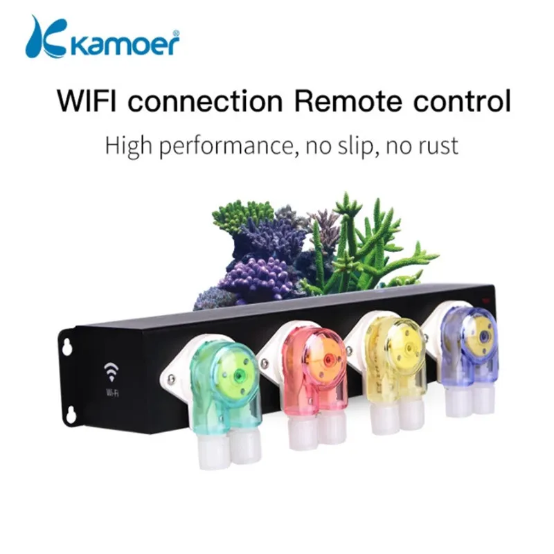 Kamoer-bomba dosificadora F4 PRO WIFI para acuario, tanque marino controlado a distancia, aplicaci&oacute;n 5,0, 0,1 mL, nueva-4