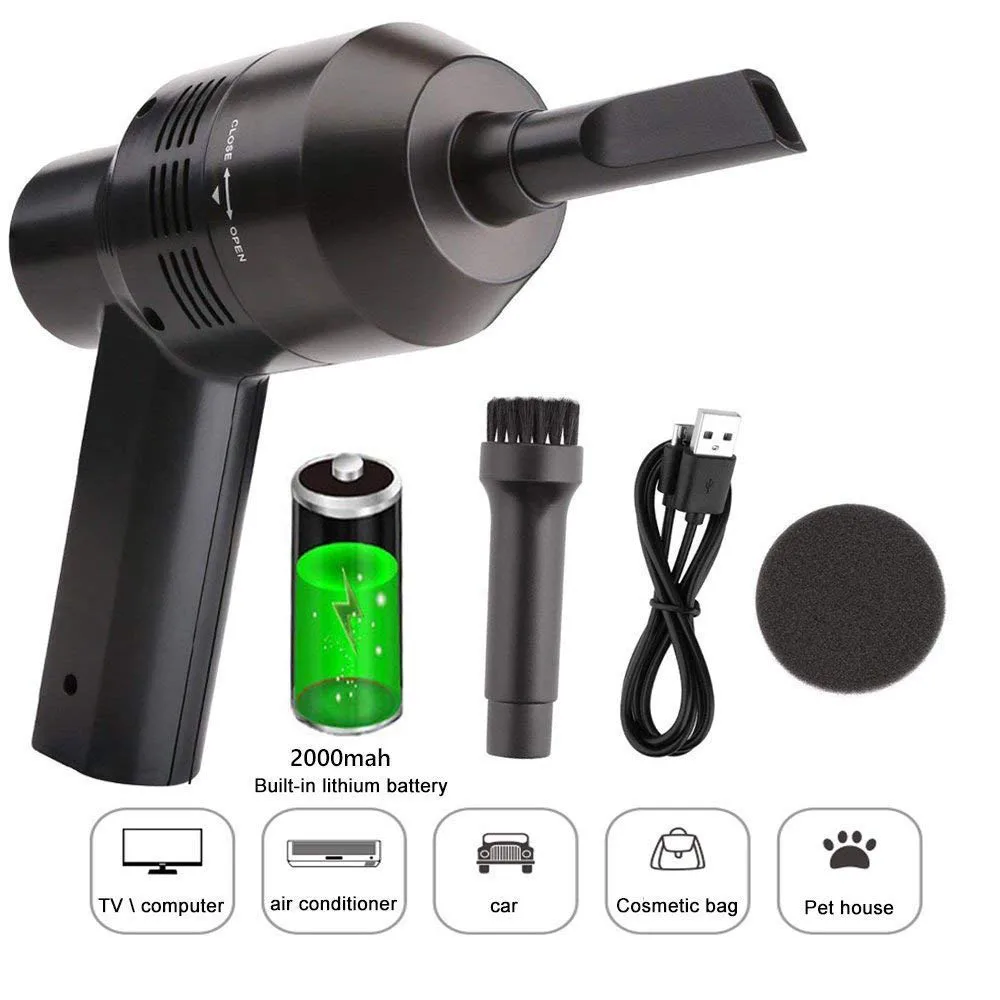 

Mini Vacuum Cleaner Portable USB Keyboard Brush Dust Handheld Clean Kit Wired Wireless Cleaner Professional For Laptop Computer
