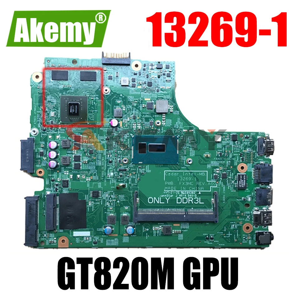Материнская плата 064HF9 13269-1 FX3MC MB для ноутбука Dell Inspiron 3442 3542 3443 3543 5748 5749 с