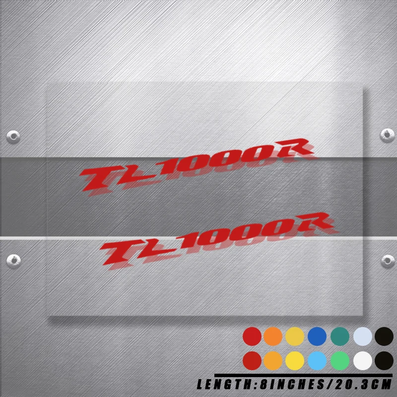 

Motorcycle Bicycle Fuel Tank Sticker Wheel Helmet MOTO Reflective Rim Logo Decal For Suzuki TL1000R TL 1000R 1000 R