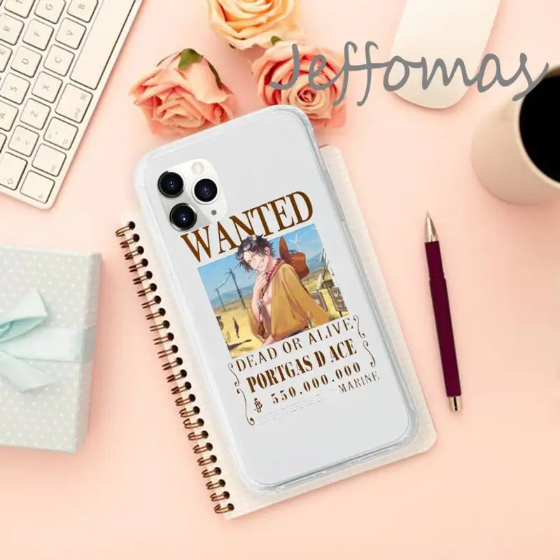 

One Piece Luffy Phone Case Transparent soft For iphone 5 5s 5c se 6 6s 7 8 11 12 plus mini x xs xr pro max