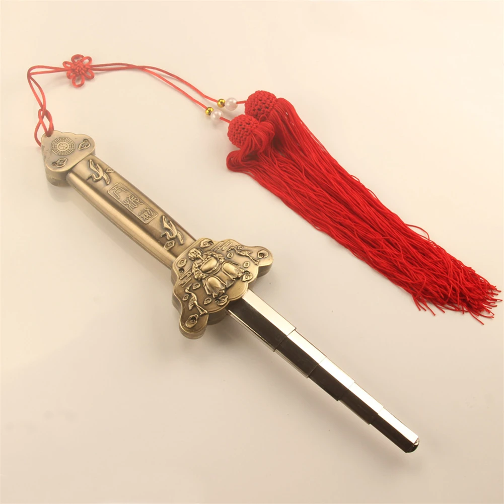 

Stainless Steel Tai Chi Sword Chinese Traditional Shaolin Kungfu Telescopic Sword for Morning Exercise and Fitness Training