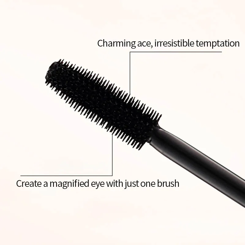 

1pc 4D Silk fiber EyeLashe Makeup Waterproof Silicone Brush Head Mascara Lengthening Eyelash Mascara Cosmetics