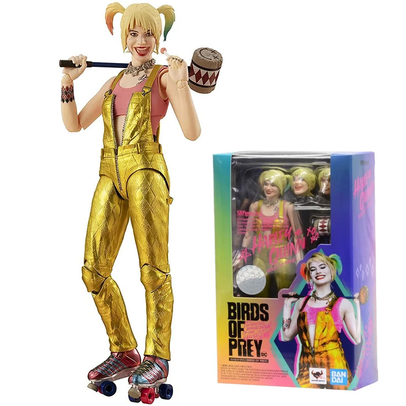 Оригинал BANDAI S.H.Figuarts хищные птицы Харли Квинн Отряд Самоубийц Коллекционная модель игрушки аниме игрушки для детей