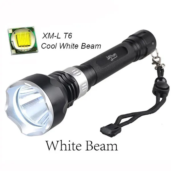 TMWT IP68 Водонепроницаемый Подводные 100 м XML T6 CREE L2 теплый белый светодиод Подводное факел Дайвинг для 18650 Батарея - Испускаемый цвет: COOL WHITE T6