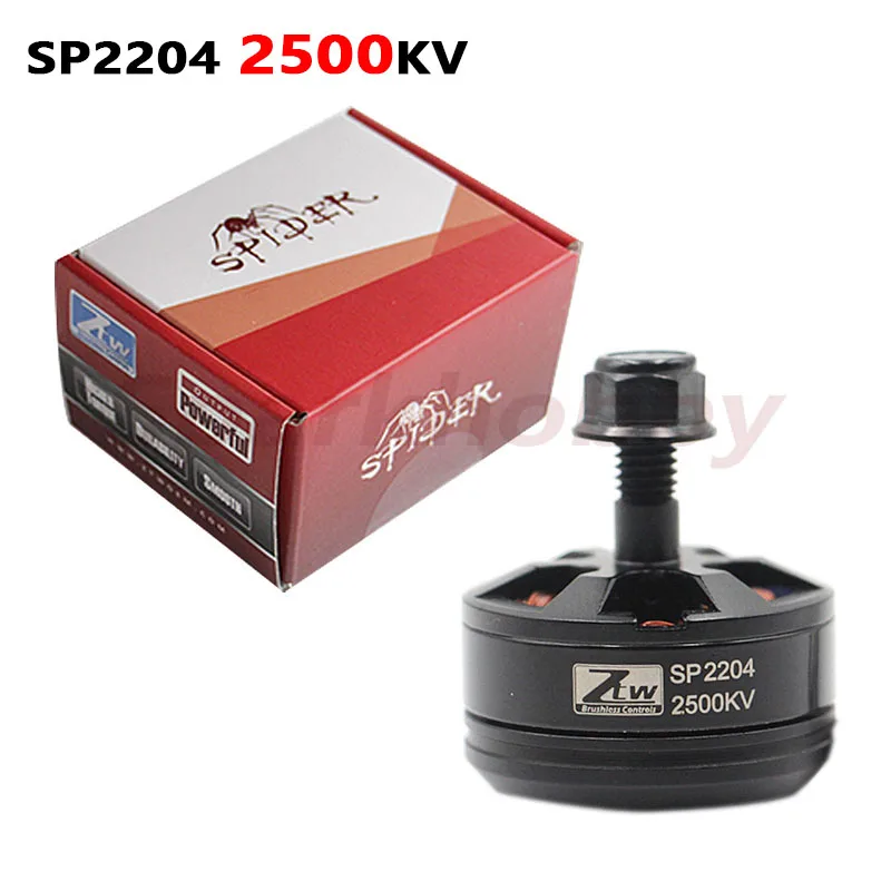 14 шт ztw spider 2204 sp2204 2500kv cw бесщеточный двига