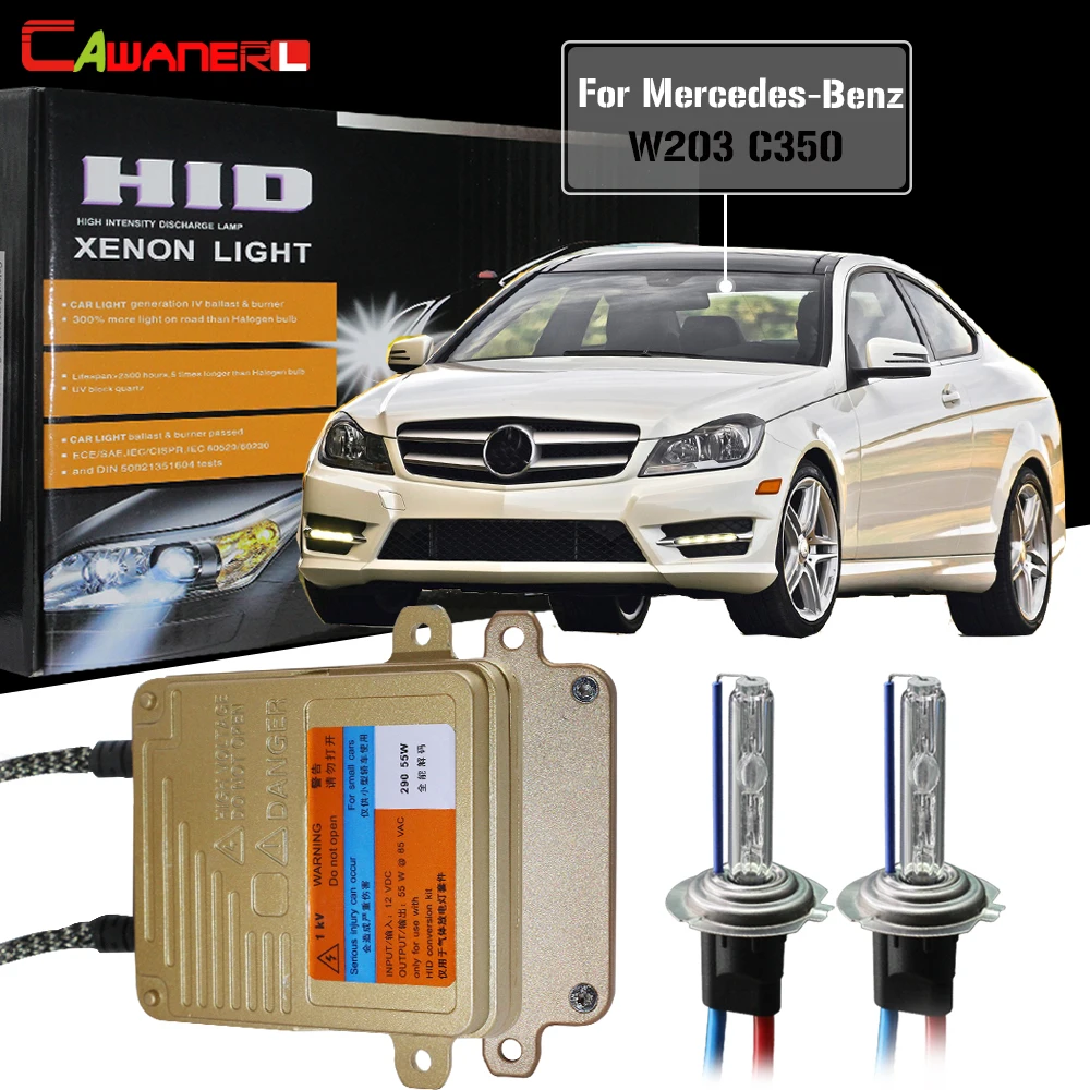 Cawanerl для Mercedes Benz W203 C350 2006 2007 55W фары автомобиля HID Xenon комплект без ошибок балласт