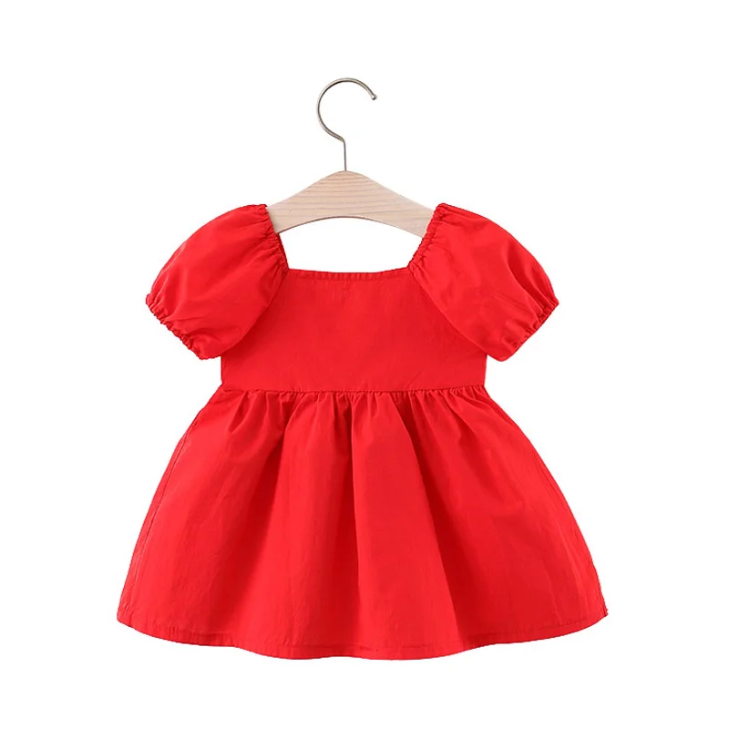 

New Party 1st Birthday Dress Princess Baby Summer Dress for Girls Clothes Cotton Kids Dresses Baby Gift