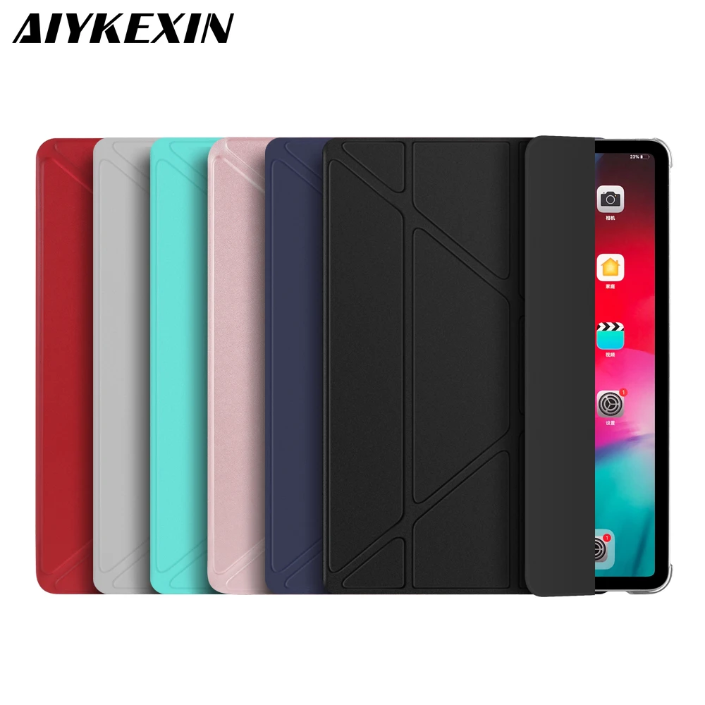 Чехол для iPad Pro 12 9 2017 2015 умный Мягкий силиконовый чехол подставка из