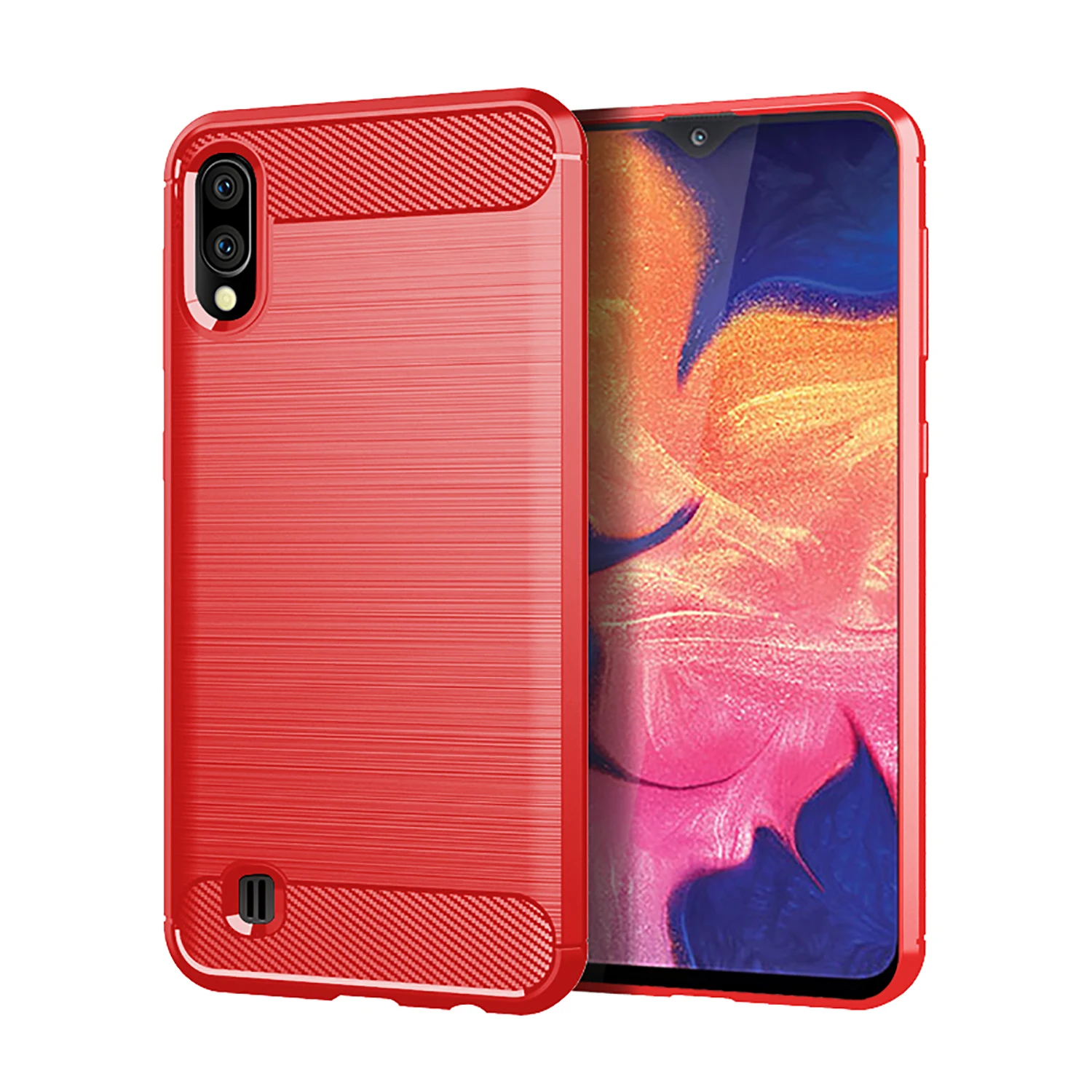 SRHE чехол для samsung Galaxy A10 Силиконовый прочный армированный мягкий волокнистый A10E
