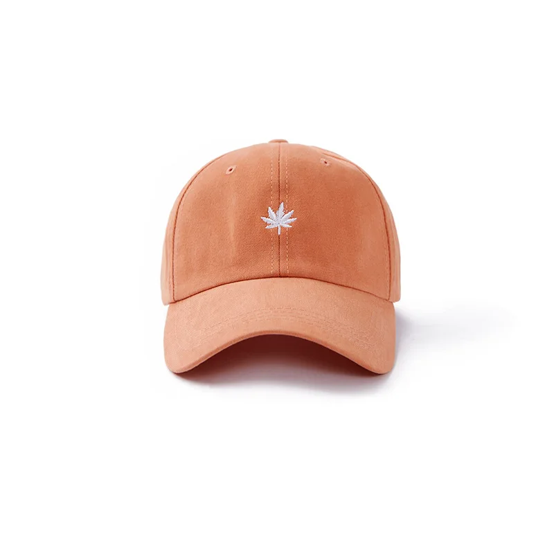 

Tide brand maple leaf plant embroidery casual ins caps men's baseball caps women