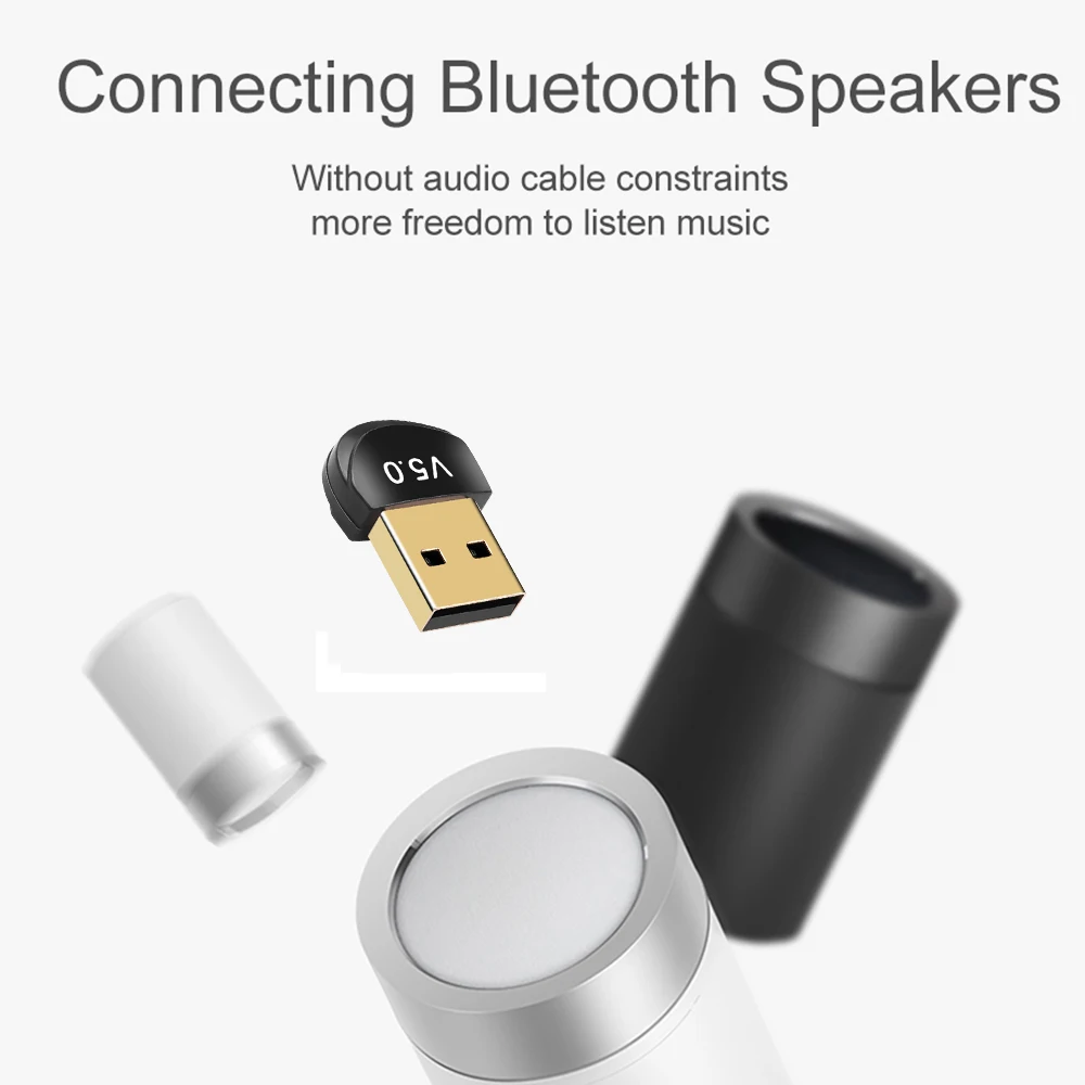 Kebidumei беспроводной 5,0 Bluetooth USB адаптер Bluetooth ключ приемник передатчик беспроводной USB адаптер для компьютера ПК ноутбука